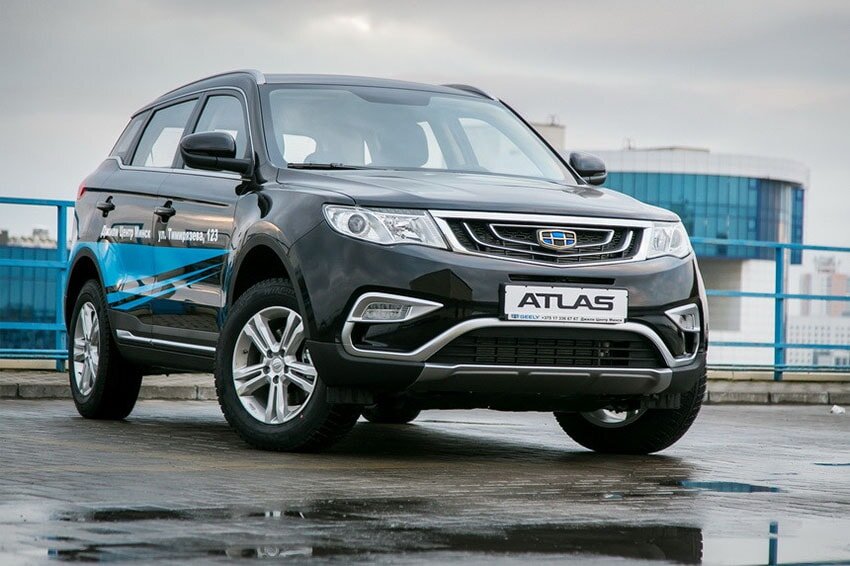 Фото, внешний вид нового Geely Atlas 2018-2019