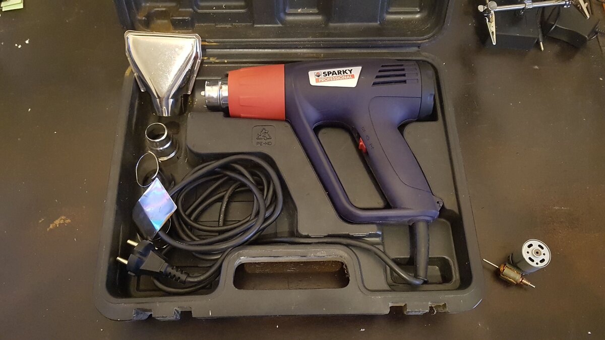 Новый десятилетний строительный фен SPARKY