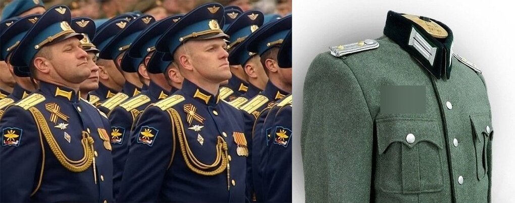 Парадная форма вкс нового образца для офицеров образец