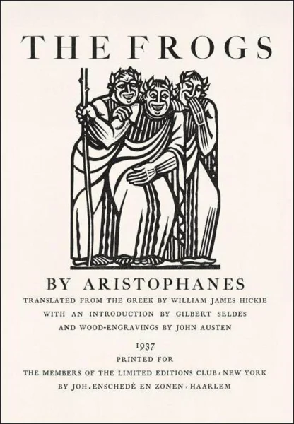 The frogs by Aristophanes. Художник John Austen 