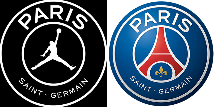 слева Jumpman вместо Эйфелевой башни 