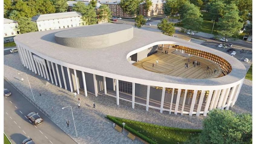 Фото: эскиз здания