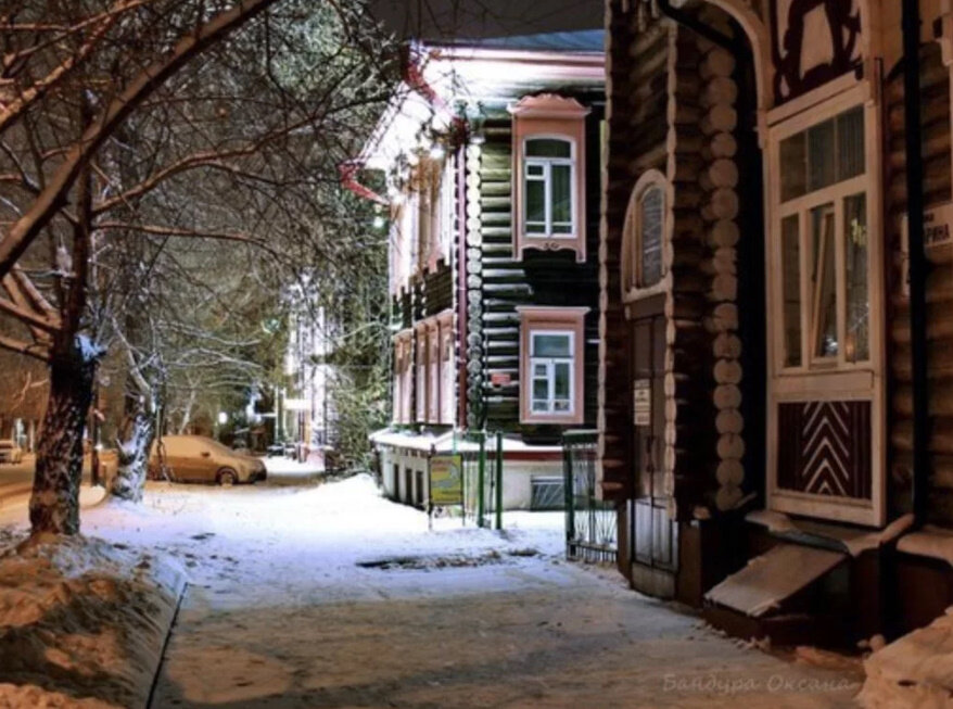 Зима в Томске