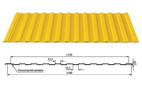 Профнасти КС8