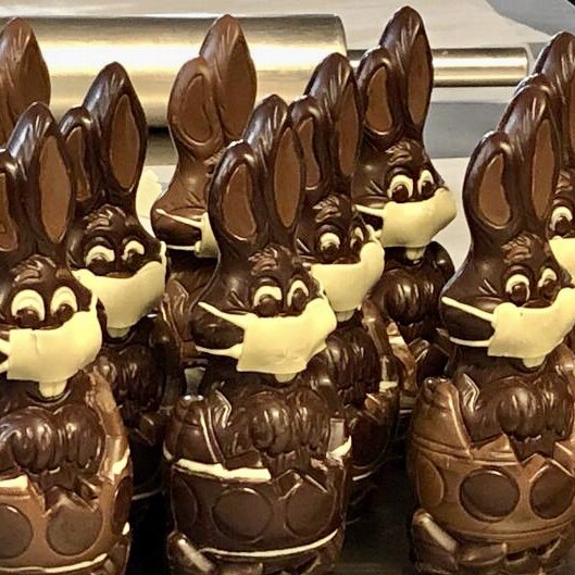 Шоколадный корона-заяц