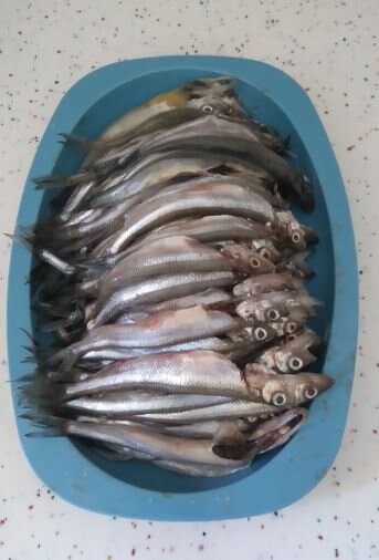 Здесь корюшки на 140 рублей. 