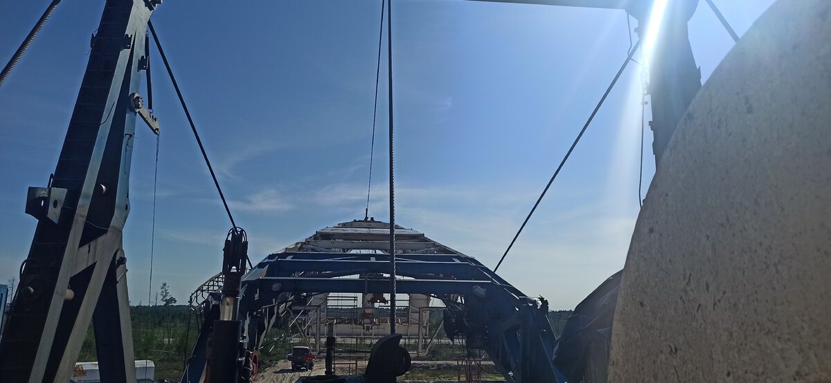 Подъем вышки 