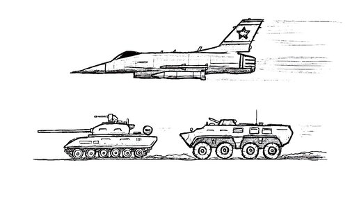 Самые простые рисунки танков