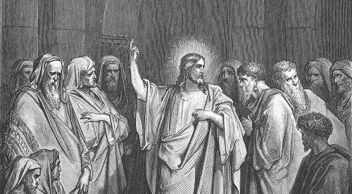 Христос и фарисеи (фото из Яндекс Картинки)