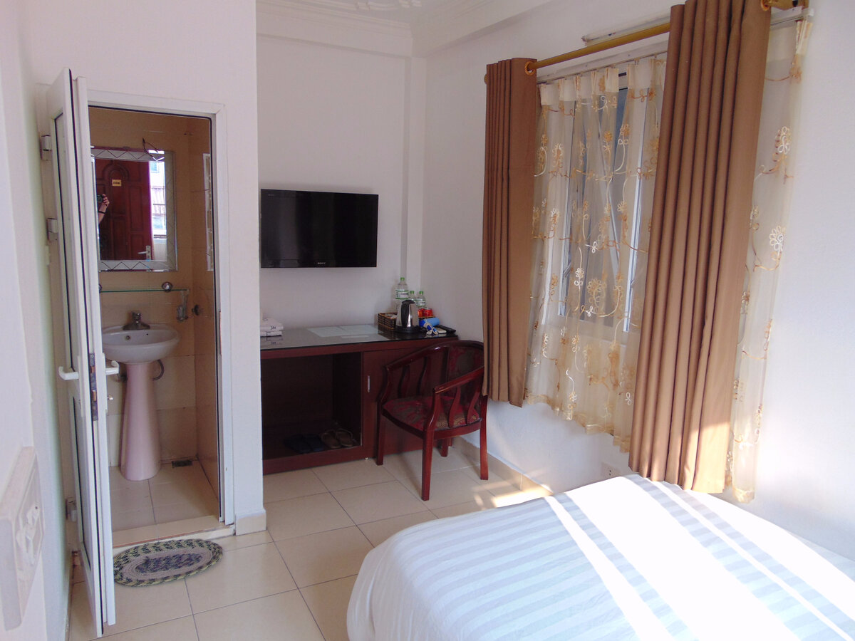 Fig. 3. Vietnam, Hanoi (Việt Nam, Hà Nội), “Bluebell Hotel”, room #403, room view.