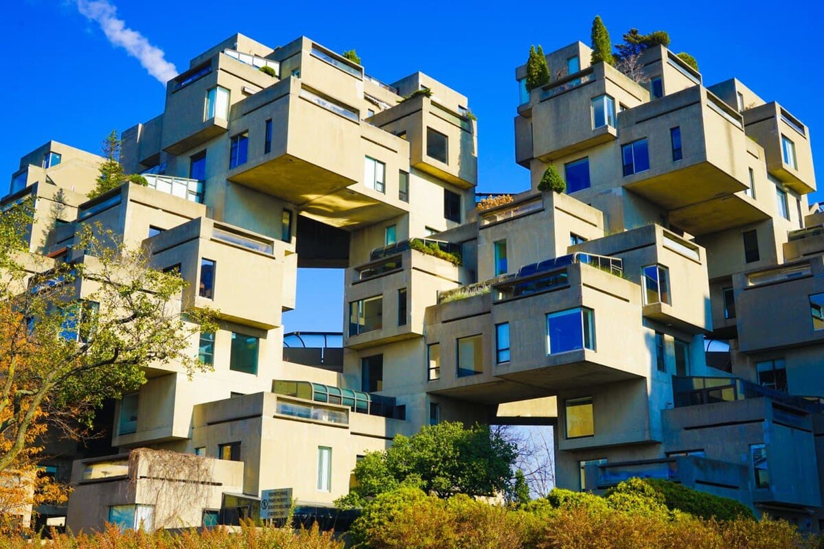 Жилой комплекс Habitat-67. Монреаль, Канада