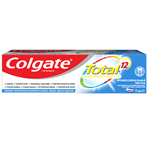 Зубная паста Colgate® Total® 12 Профессиональная Чистка