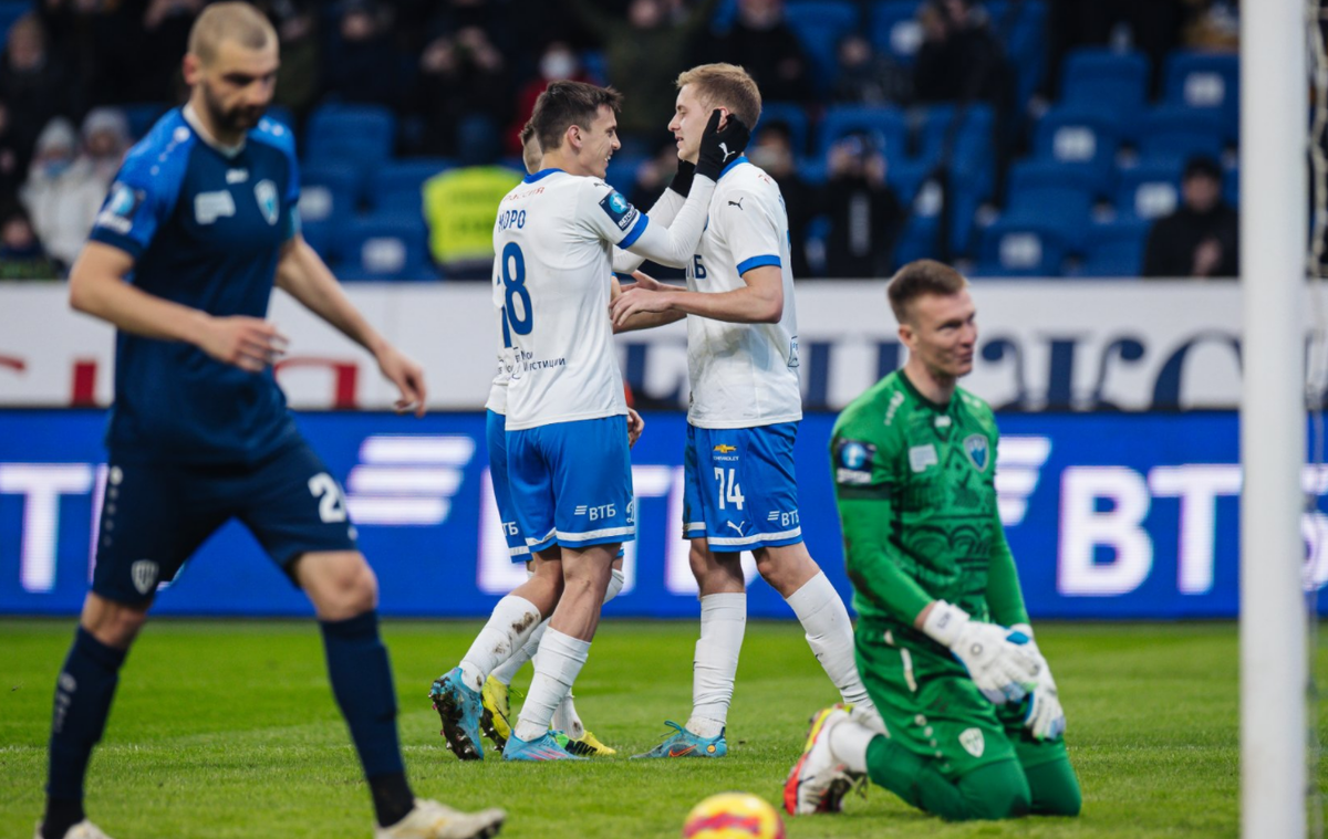 "Динамо" вышло в четвертьфинал Кубка России. Фото: ФК "Динамо"