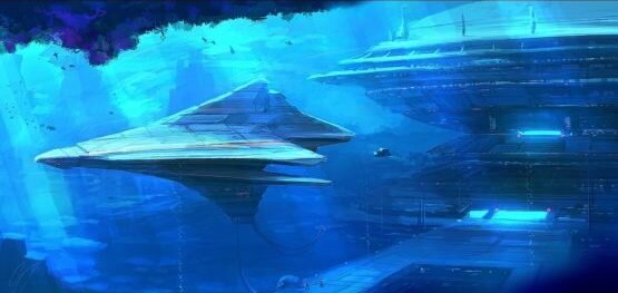 Иллюстрационная фотография.Пришельцы в глубинах океанов. 