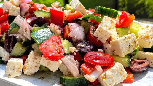 Греческий салат рецепт Секрета как приготовить греческий салат вкусно и быстро