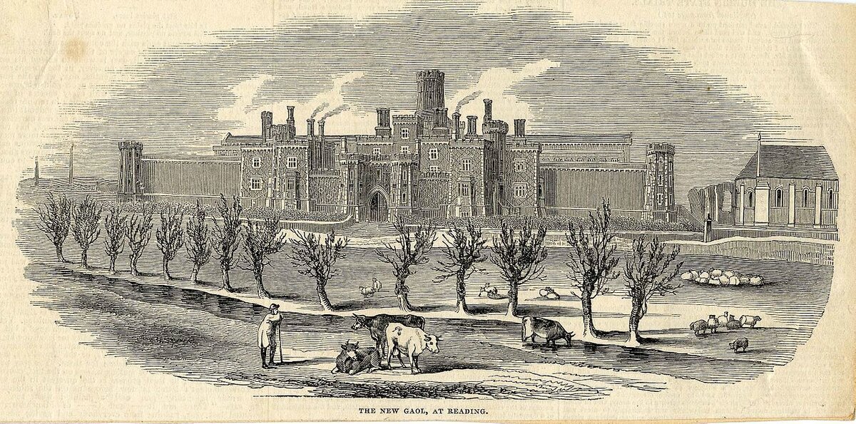 Рэдингская тюрьма, 1840-е. Источник: wikipedia.org