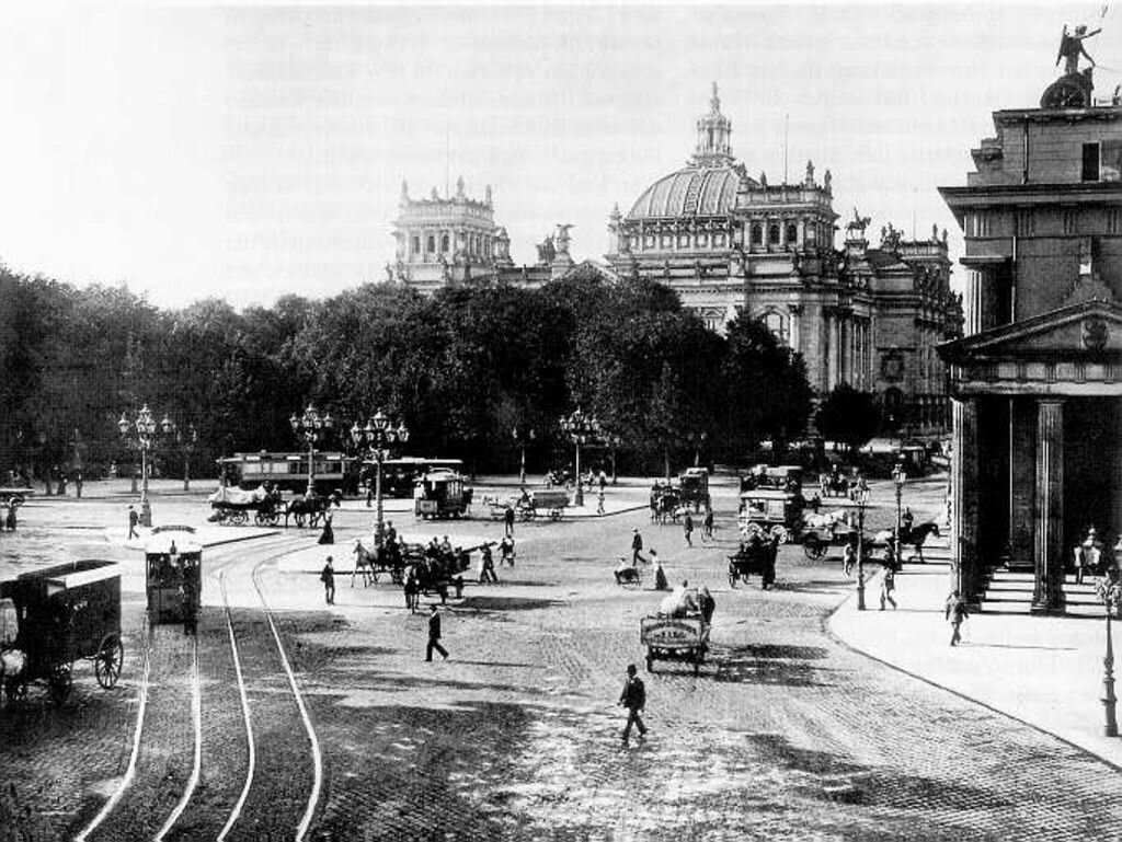 Берлин в новое время. Рейхстаг 1894. Рейхстаг в Берлине 1914. Берлин Германская Империя. Берлин 1871.