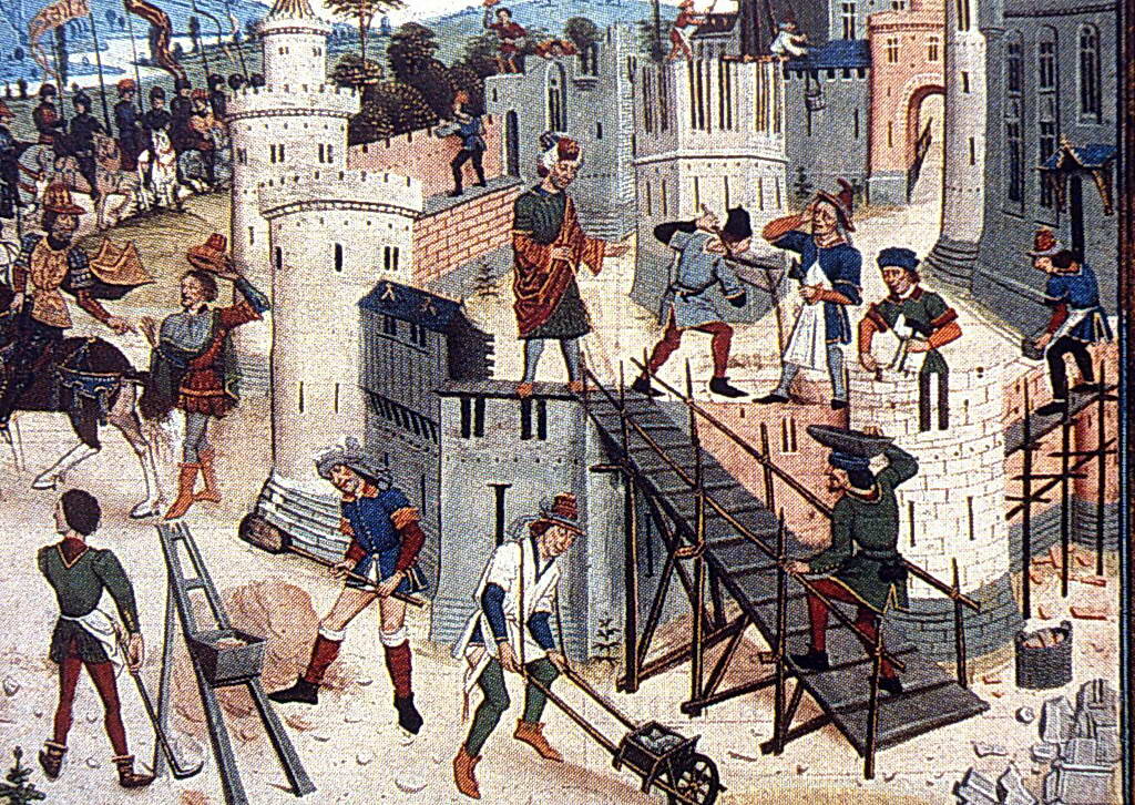 Строительство города..