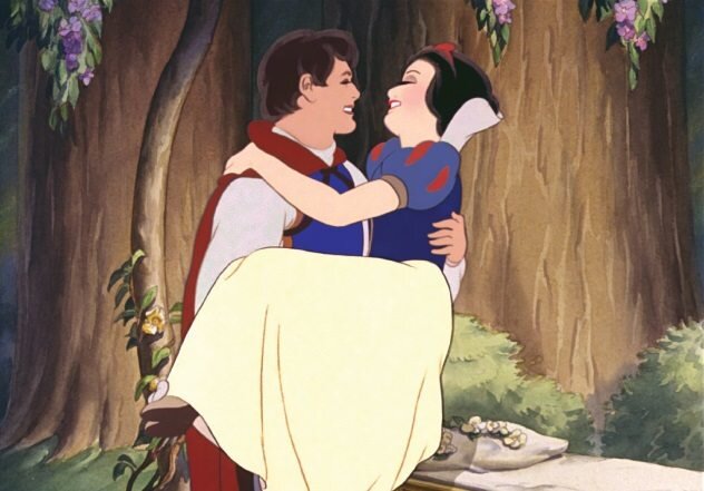 Кадр из мультфильма "Белоснежка и семь гномов" (1937)