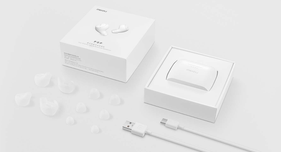 С одной стороны, Meizu Pop похожи на Apple AirPods, однако сами наушники выполнены в форм-факторе "затычек" а не "капелек".  