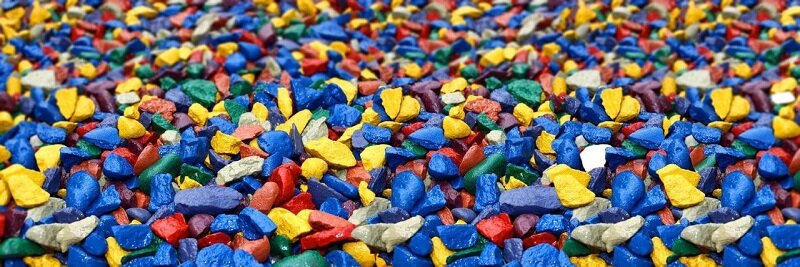 Цветной щебень