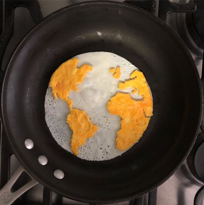 Яичница как произведение искусства