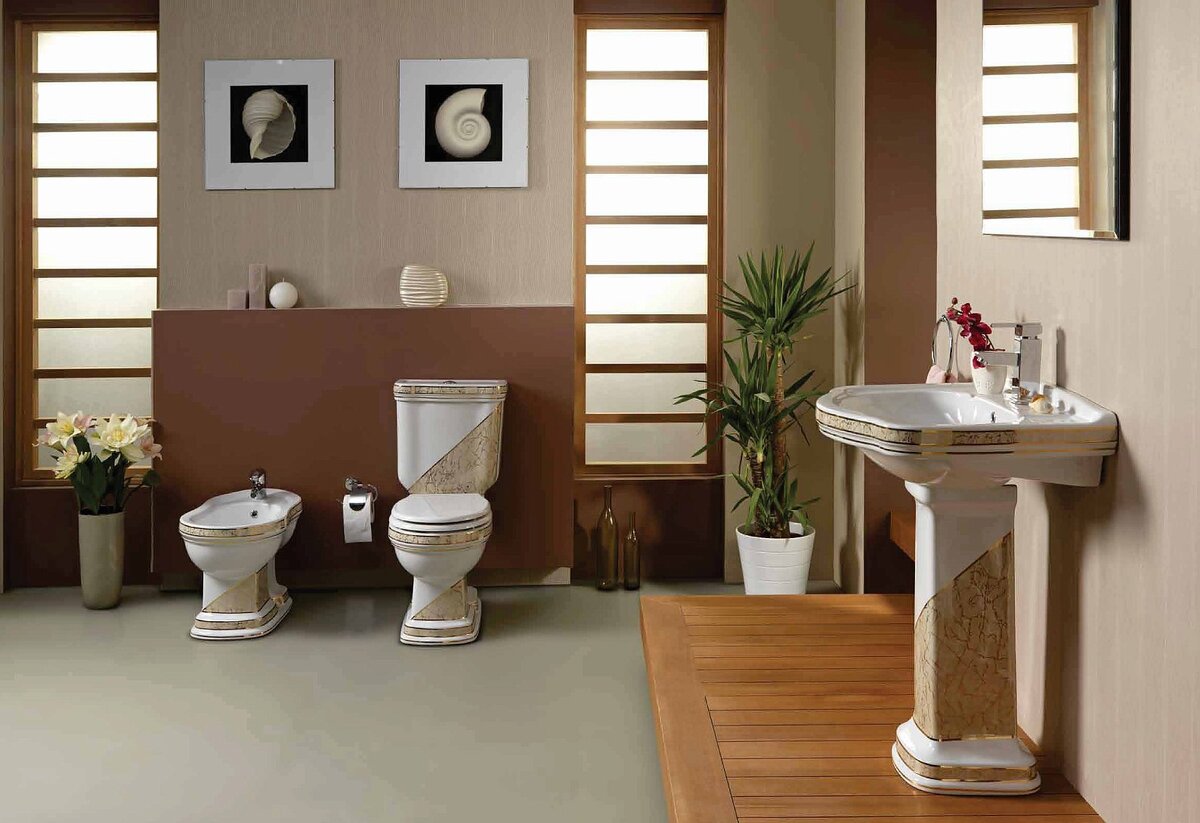 коллекция Creavit Klasik декор диагональ беж