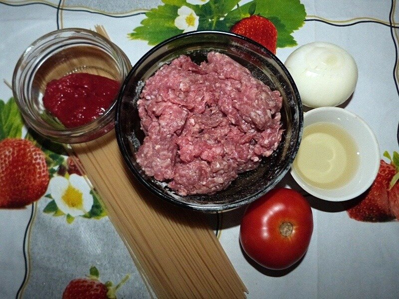 Макароны с фаршем и помидорами — рецепт с фото пошагово