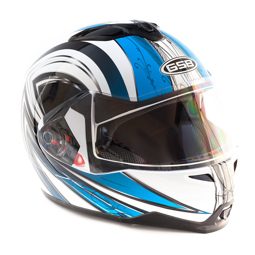 Шлем GSB G-339 Snow BBW закрытый