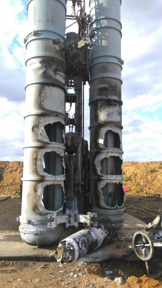 Неудачный запуск ракеты в Сирии