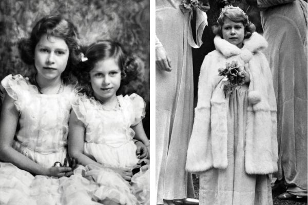 Елизавета и Маргарет Роуз. Фото harpersbazaar.com и newsroyal.ru