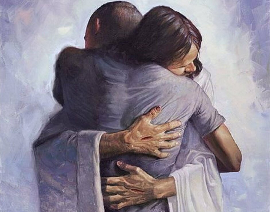 Спасти твою душу. Объятия Бога. Иисус обнимает. Объятия Христа. Бог любви.
