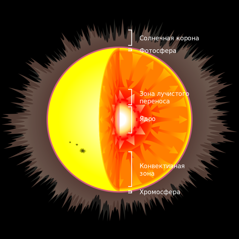 Строение Солнца