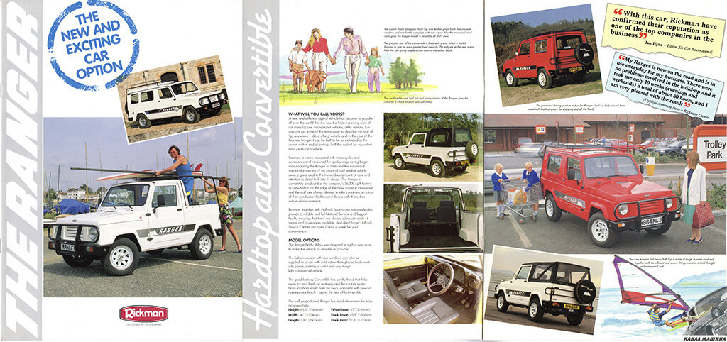 Несколько страничек из британского проспекта по Rickman Ranger 