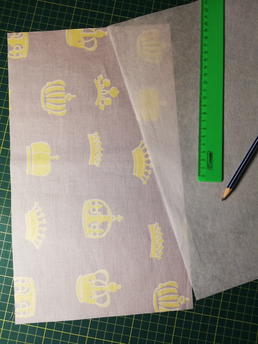 ткань и флизелин