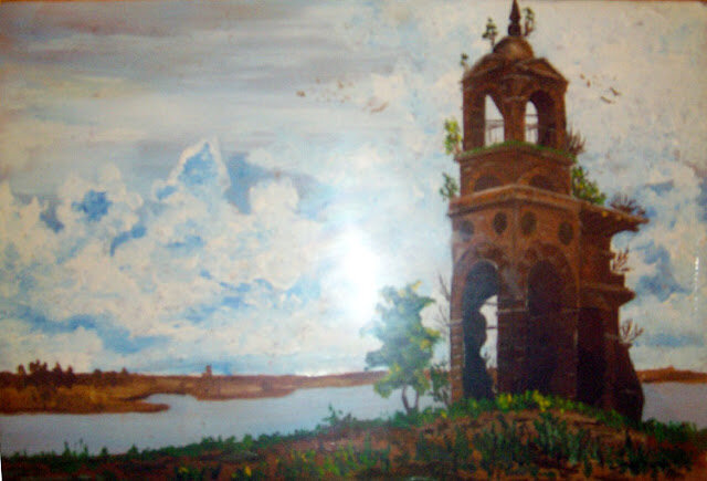 Александр Садыков "Разрушенная церковь"