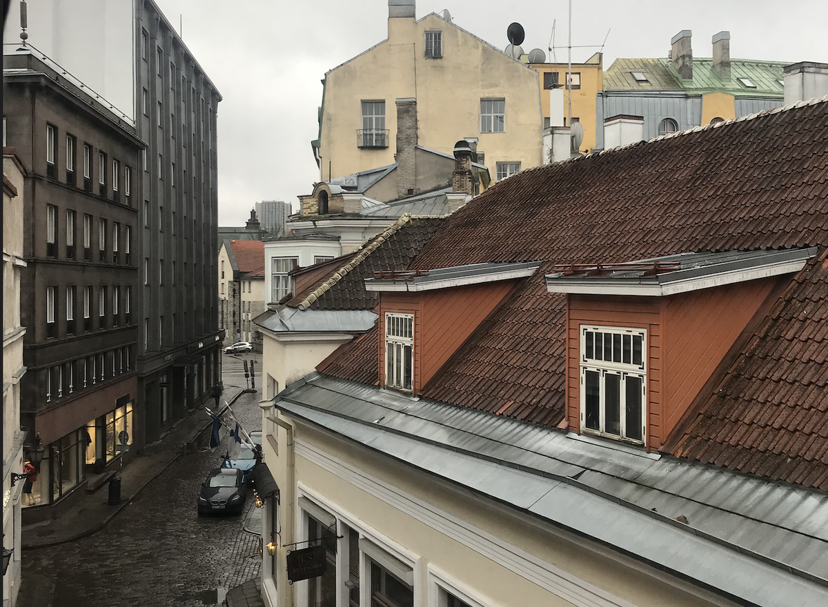 Вот такой был вид из окна