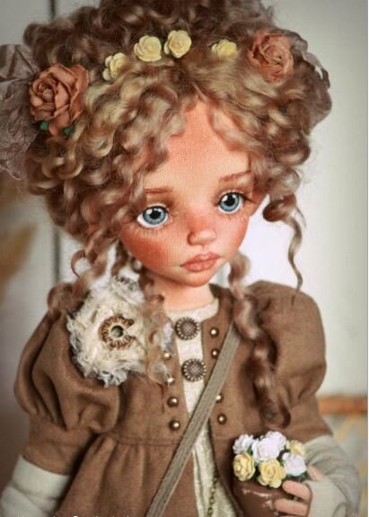 Авторские красивые эксклюзивные куклы текстильные
