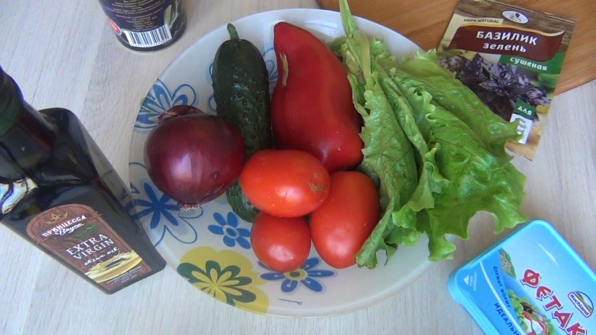 Греческий 🥗салат - классический рецепт, пошагово в домашних условиях! |  Вкусные и простые рецепты! | Дзен