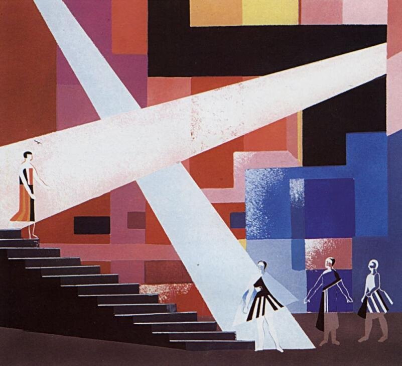 Александра Экстер. Макет театральной декорации. 1930 год© Государственный центральный театральный музей имени А. А. Бахрушина