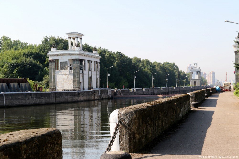 Вид на систему шлюза №7
