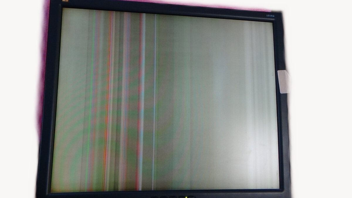 Полосы на матрице монитора