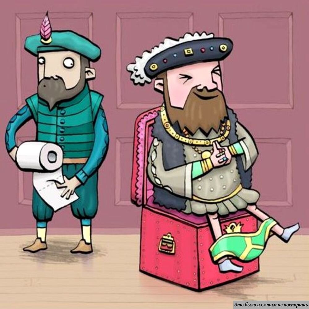 Камергер и Монарх картинка с сайта https://vintagenewsdaily.com/wp-content/uploads/2020/08/groom-of-the-stool-1.jpg 