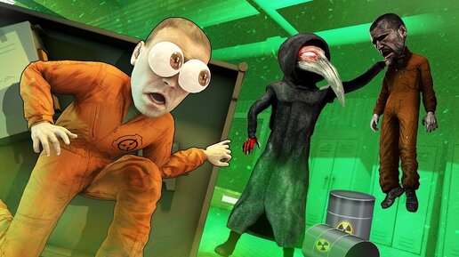 ЧУМНОЙ ДОКТОР СХВАТИЛ ЕГО! СПРЯТАЛСЯ В БЕЗУМНОЙ НЫЧКЕ ОТ SCP 049! УГАРНЫЕ ПРЯТКИ SCP В Garry`s Mod