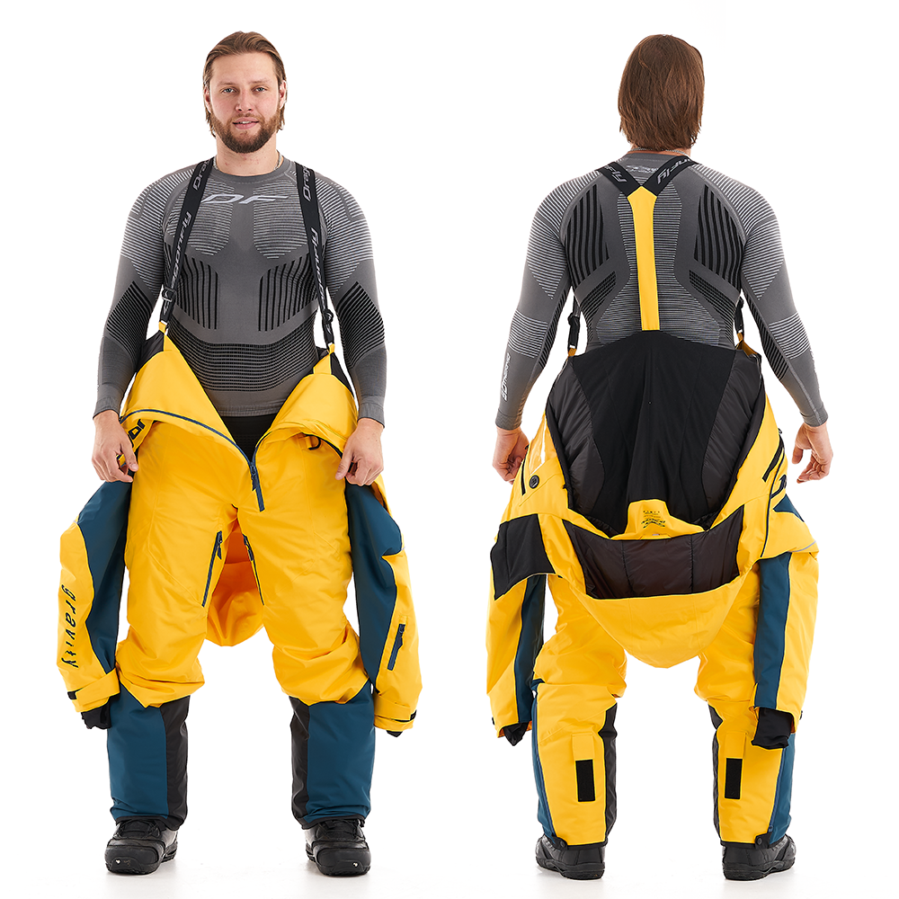 Комбинезон Gravity Premium MAN Yellow-Blue 2022 DRAGONFLY