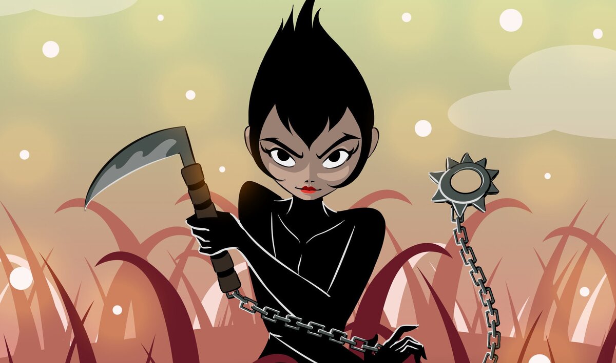 Кадр из мультсериала "Самурай Джек/Samurai Jack"