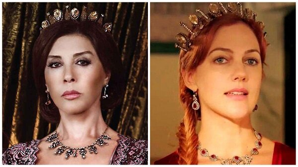 Валиде и Хюррем. Фото взято из открытых источников.