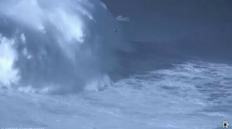   Видео: самые большие волны, снятые на видеокамеру