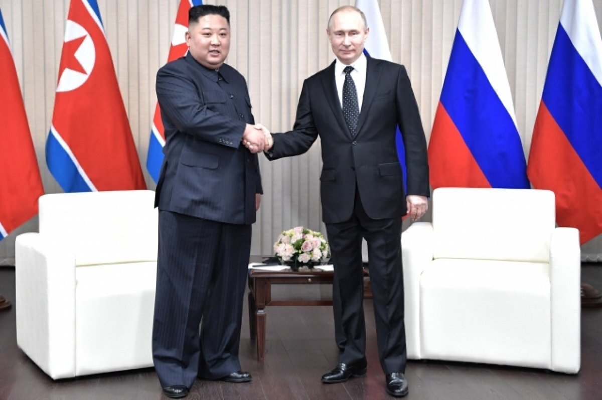    Путин направил телеграмму Ким Чен Ыну в честь годовщины освобождения Кореи