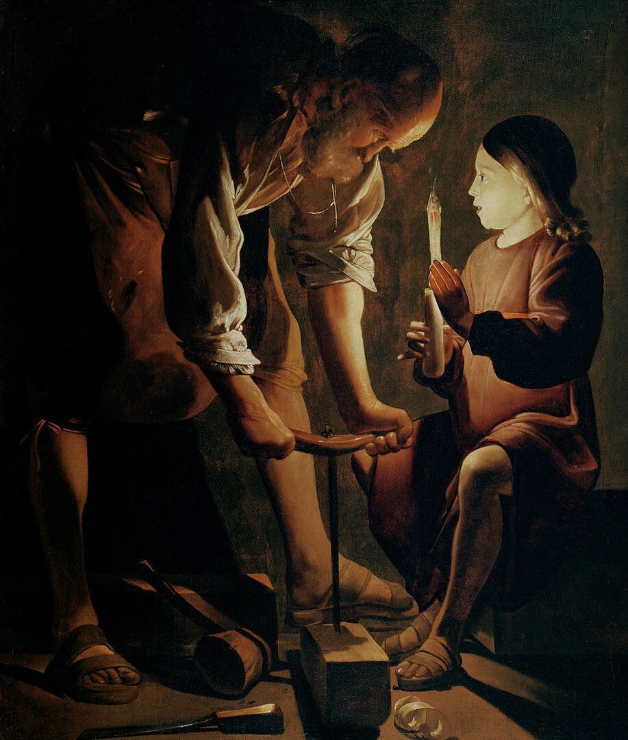 Иосиф-плотник. 1642 г., Лувр